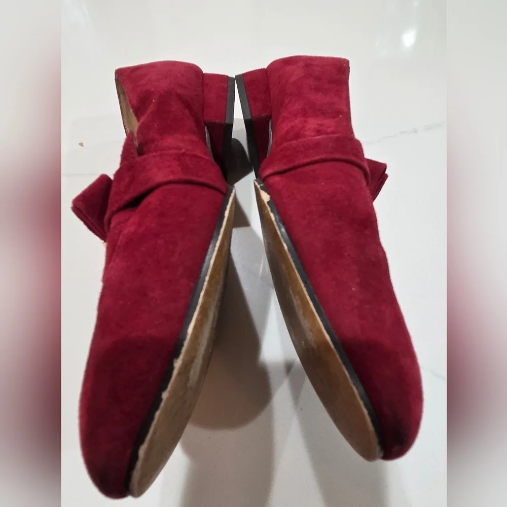 Michael Kors Chic Red Suede Loafers 7.5